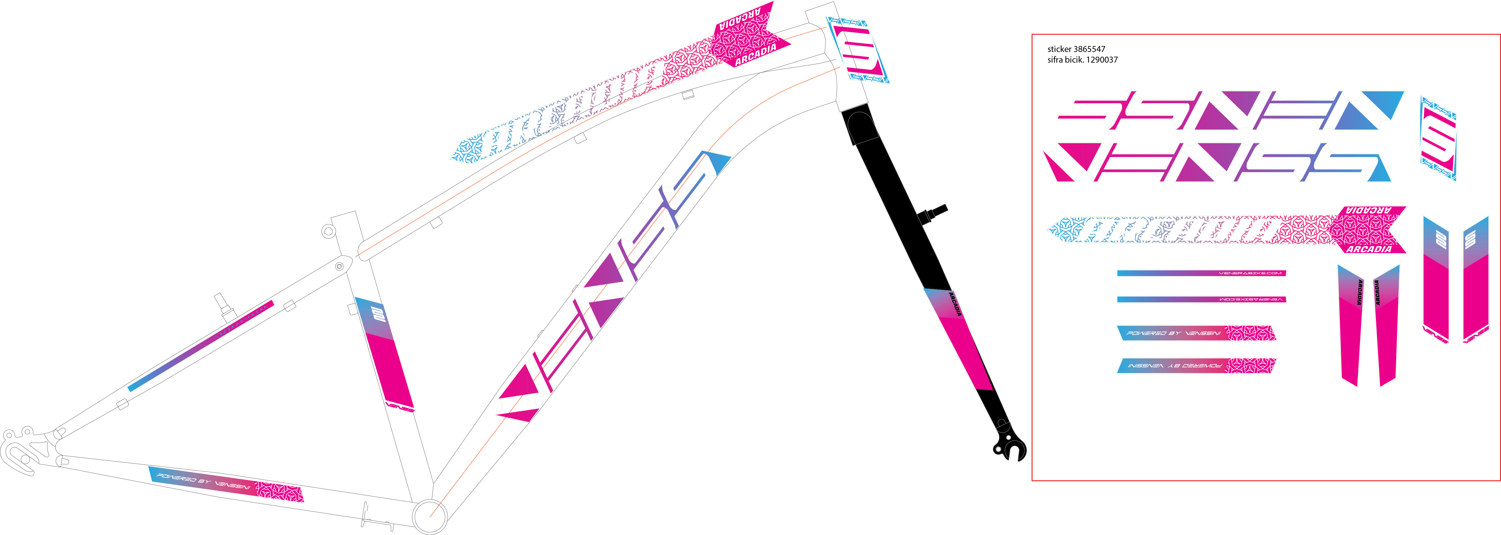 F.VILA ZA RAM  ARC292ZTV/25CK09P14/XL18-3892282 2025